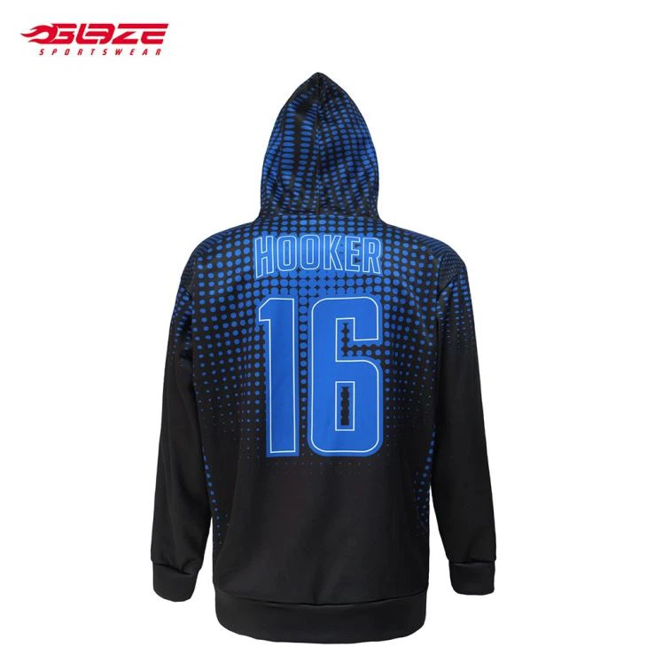 Fashion Sublimation 100% Polyester Men's Hoodie
